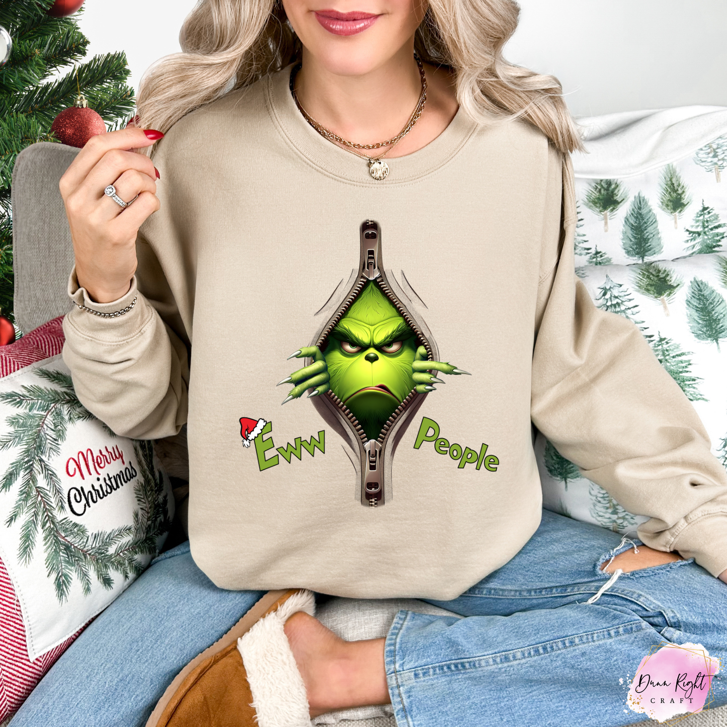 Eww People Grinch Christmas Sweatshirt