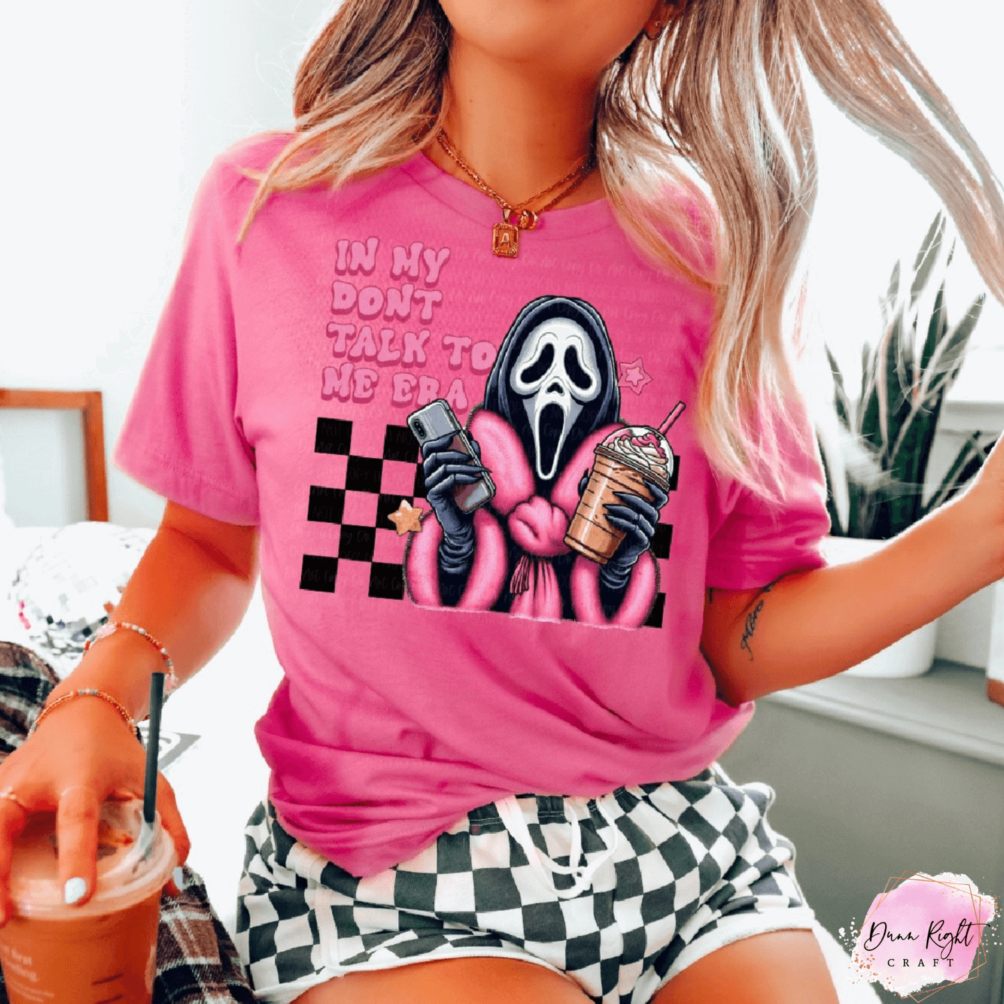 In My Don’t Talk to Me Era Shirt | Funny Pink Horror Graphic Tee | Sassy & Spooky