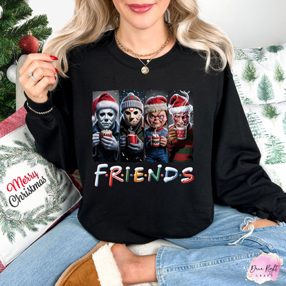 Friends Horror Christmas Sweatshirt
