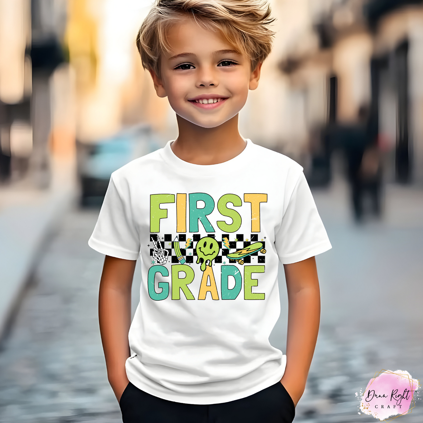 Skater Back to School Shirt for Kids