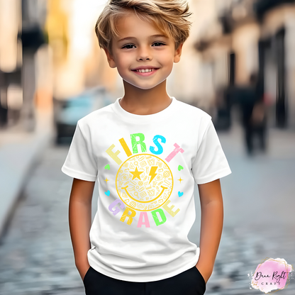Colorful Smiley Face Shirt for kids