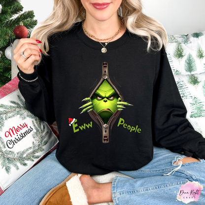 Eww People Grinch Christmas Sweatshirt
