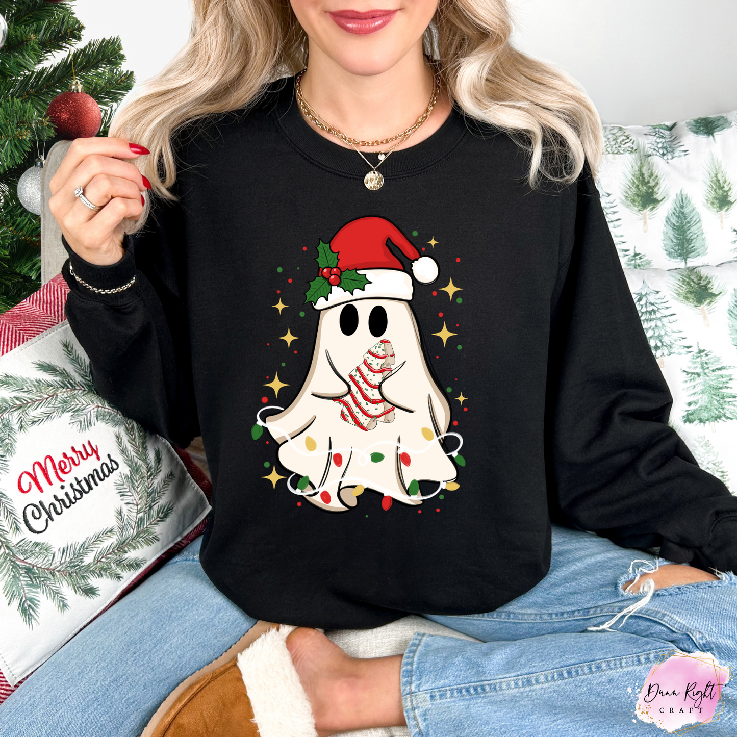 Ghost Drinking Hot Cocoa