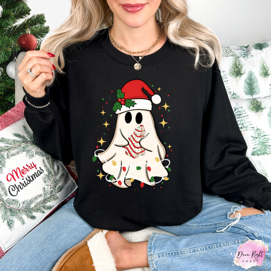 Ghost Drinking Hot Cocoa