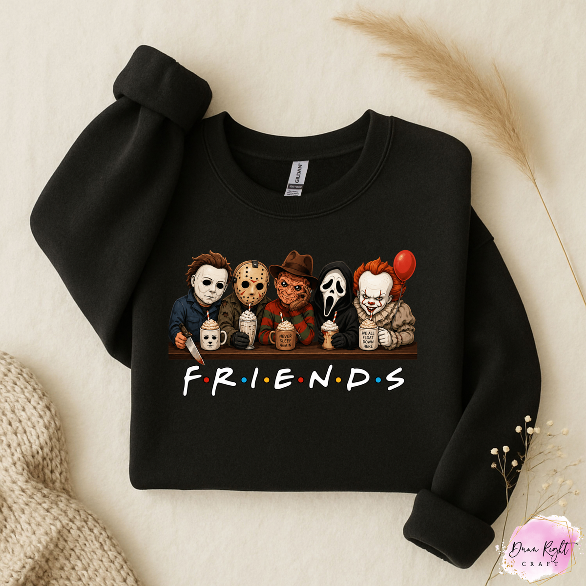 Friends Halloween Characters - Dunn Right Craft