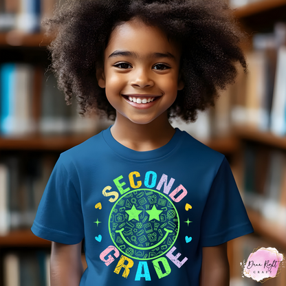 Colorful Smiley Face Shirt for kids