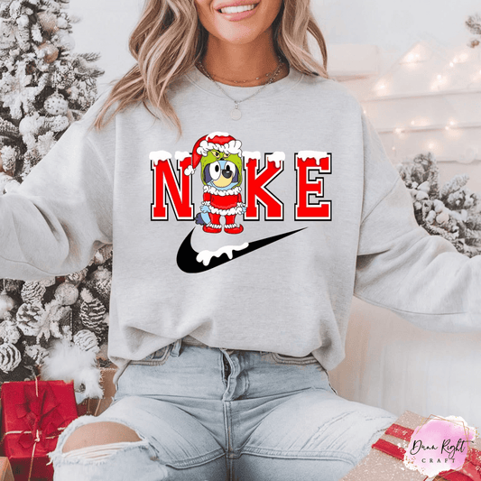 Christmas  Bluey/Grinch Sweatshirt