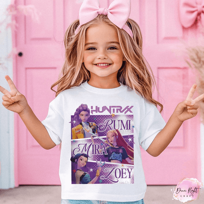 Huntrix k-pop character  t-shirt