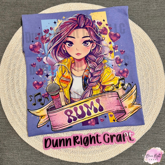 Rumi Music K-Pop Girl Shirt