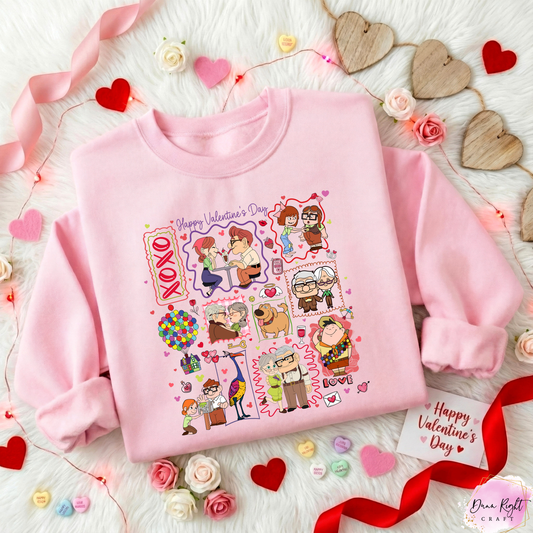 Up Movie Valentine Sweatshirt