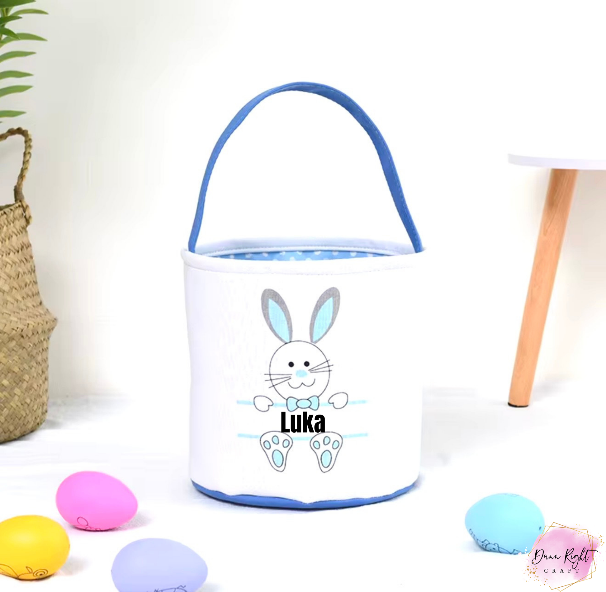 Personalized Kids Easter Baskets - Dunn Right Craft
