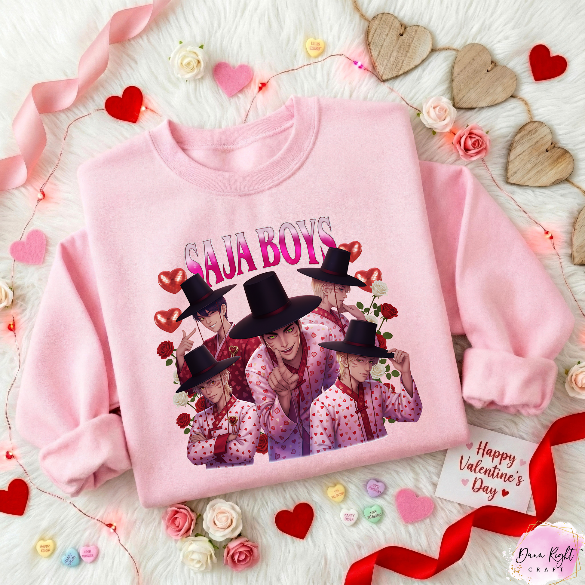 Saja Boys K-Pop Demon Hunters Sweatshirt - Dunn Right Craft