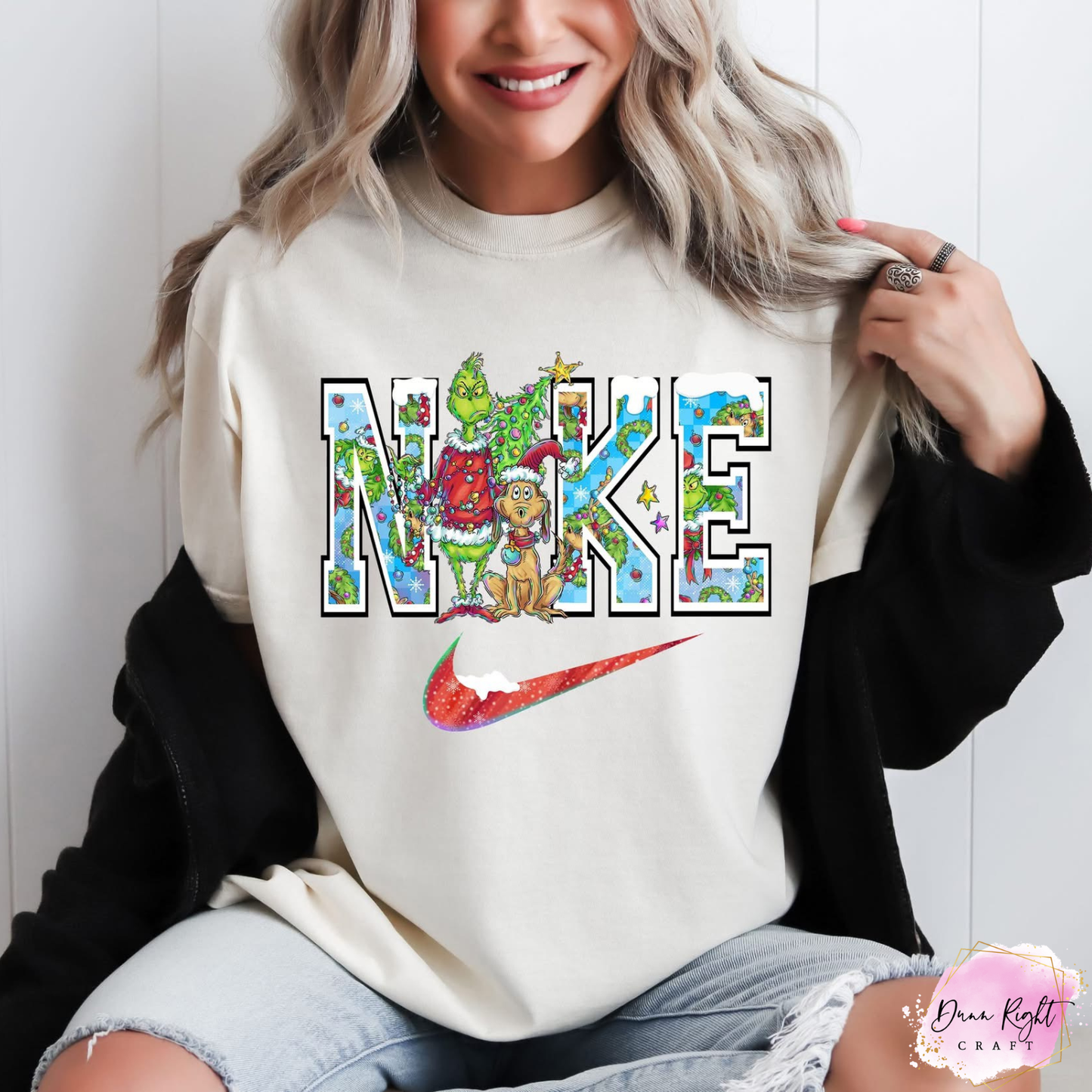 Grinch Christmas Inspired Sweatshirt