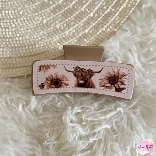 Highland Cow Hair Clip