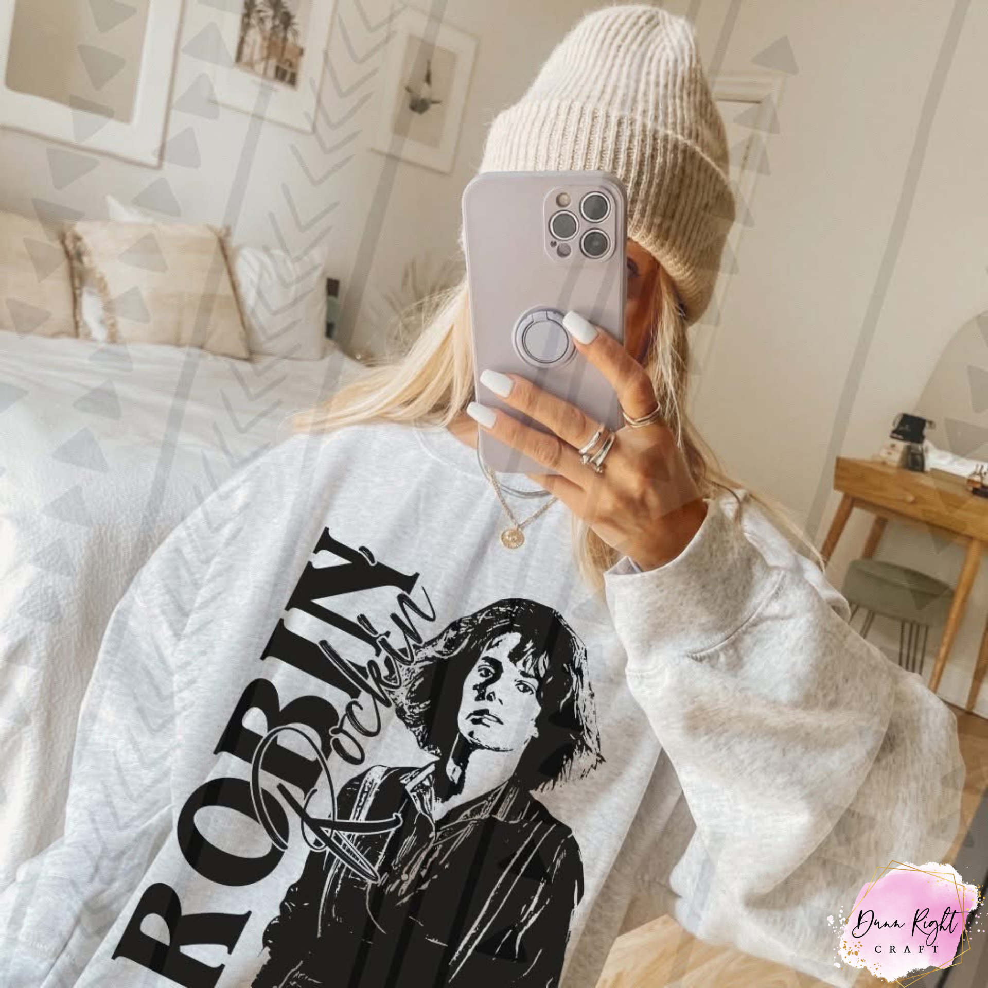 Rockin Robin Stranger Things Sweatshirt - Dunn Right Craft