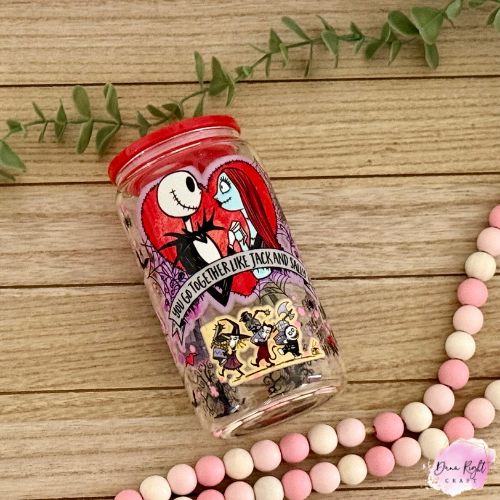 Nightmare Before Christmas 16 oz Libby Cup - Dunn Right Craft