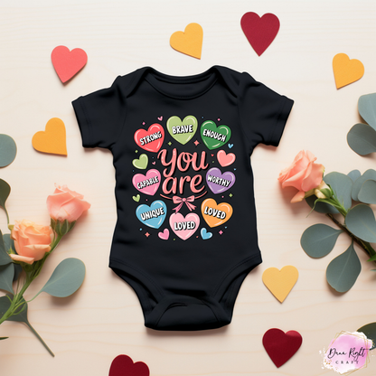 You Are Loved Kind Brave Smart Strong Shirt - Dunn Right Craft