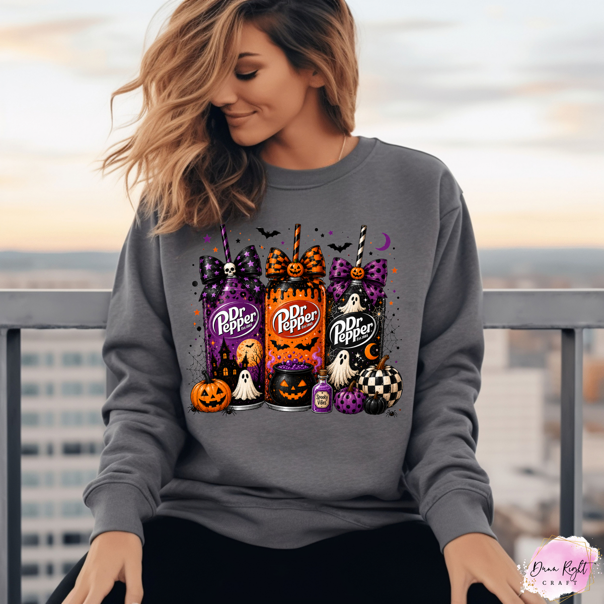 Dr Pepper Halloween Ghost - Dunn Right Craft