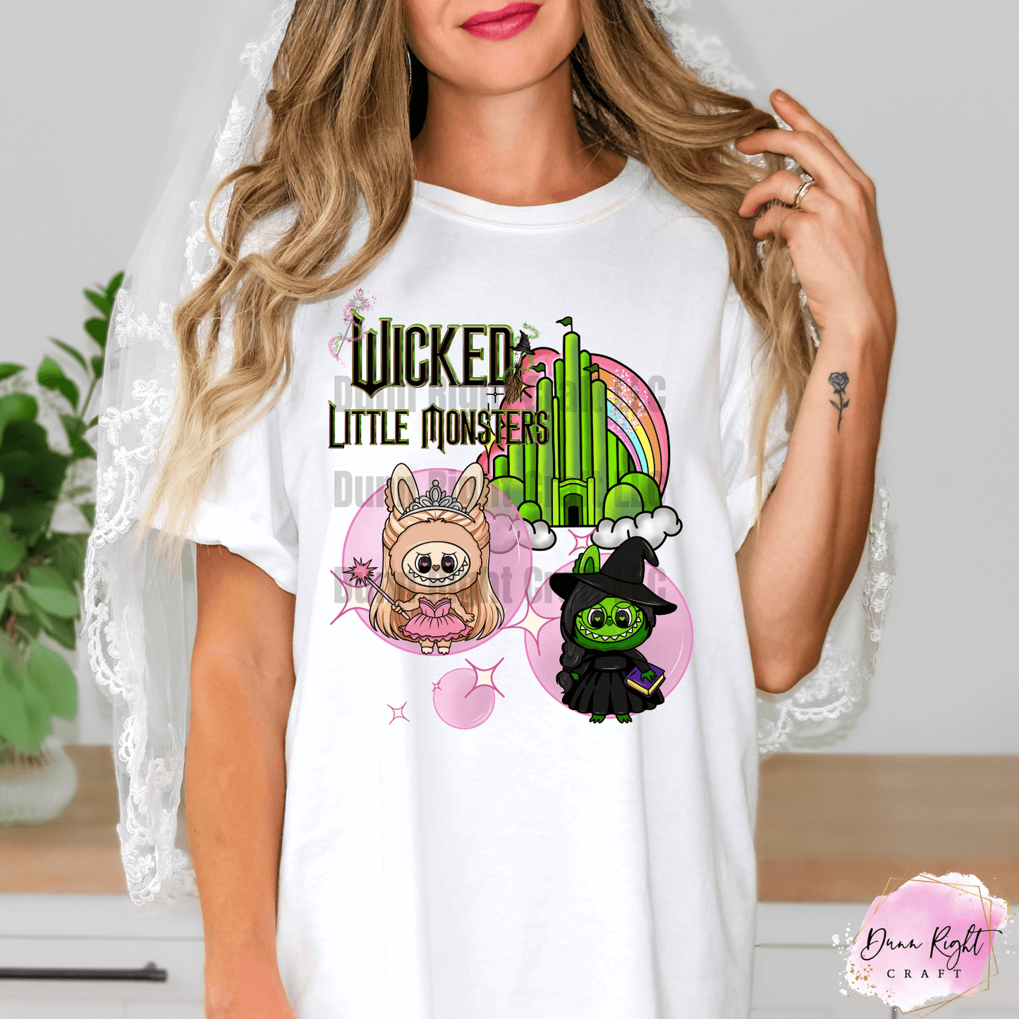 Wicked Little Monsters Tee / Cute Wizard of Oz Graphic Shirt