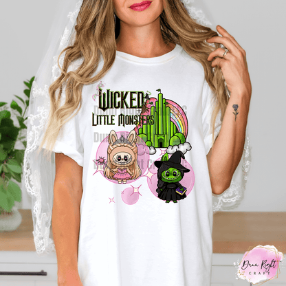 Wicked Little Monsters Tee / Cute Wizard of Oz Graphic Shirt