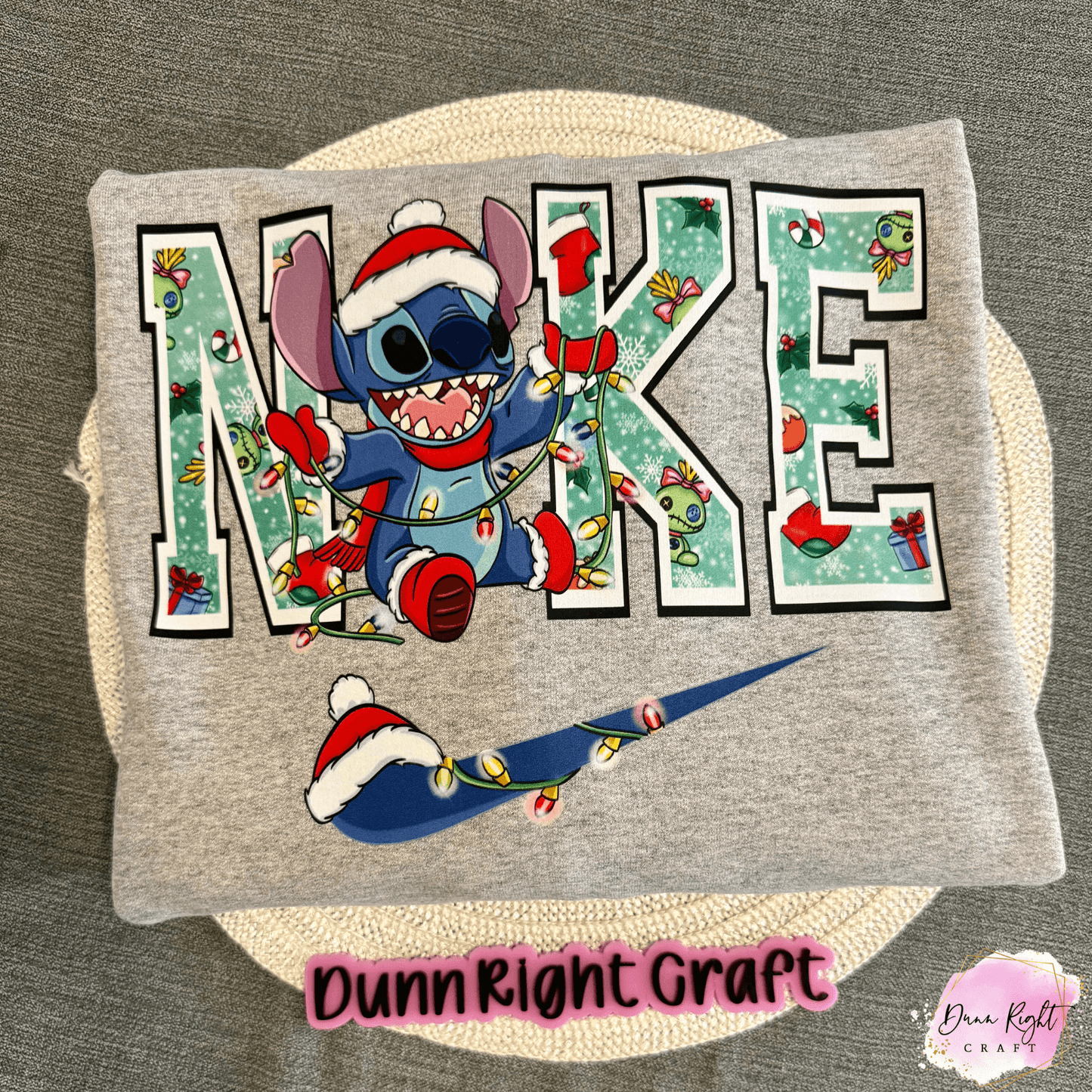 Christmas Lights Stitch Sweatshirt