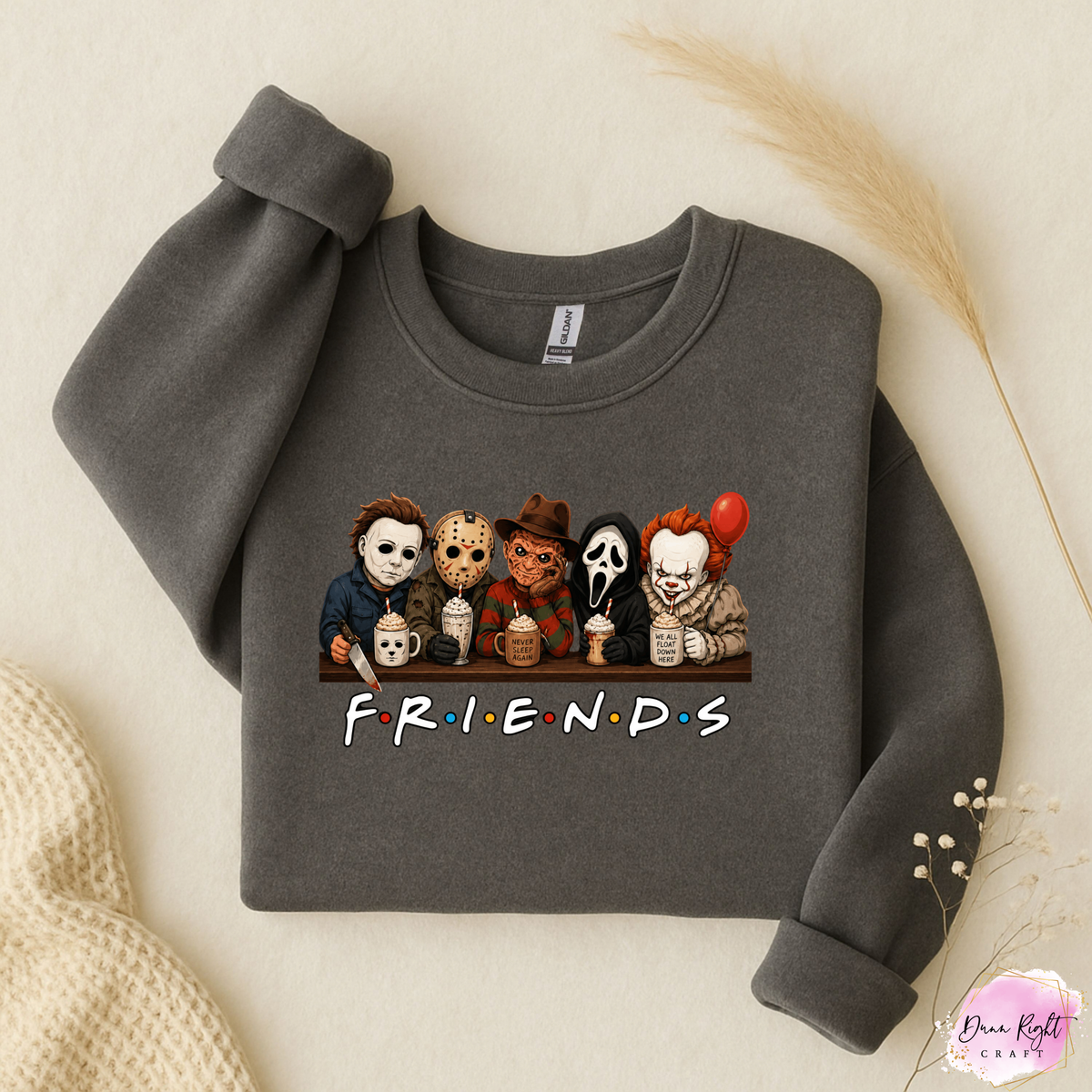 Friends Halloween Characters - Dunn Right Craft