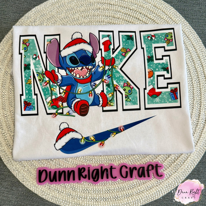 Christmas Lights Stitch Sweatshirt