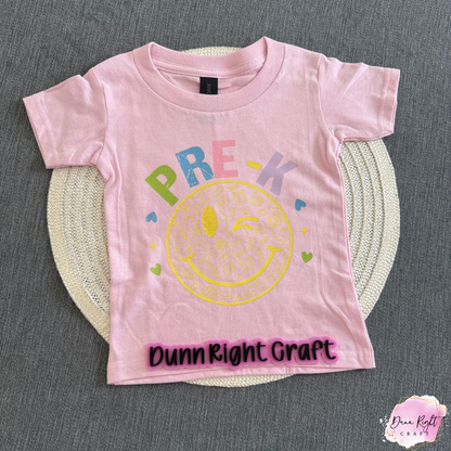 Colorful Smiley Face Shirt for kids