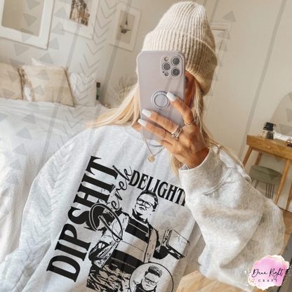 Dipshit Derek Stranger Things Sweatshirt - Dunn Right Craft