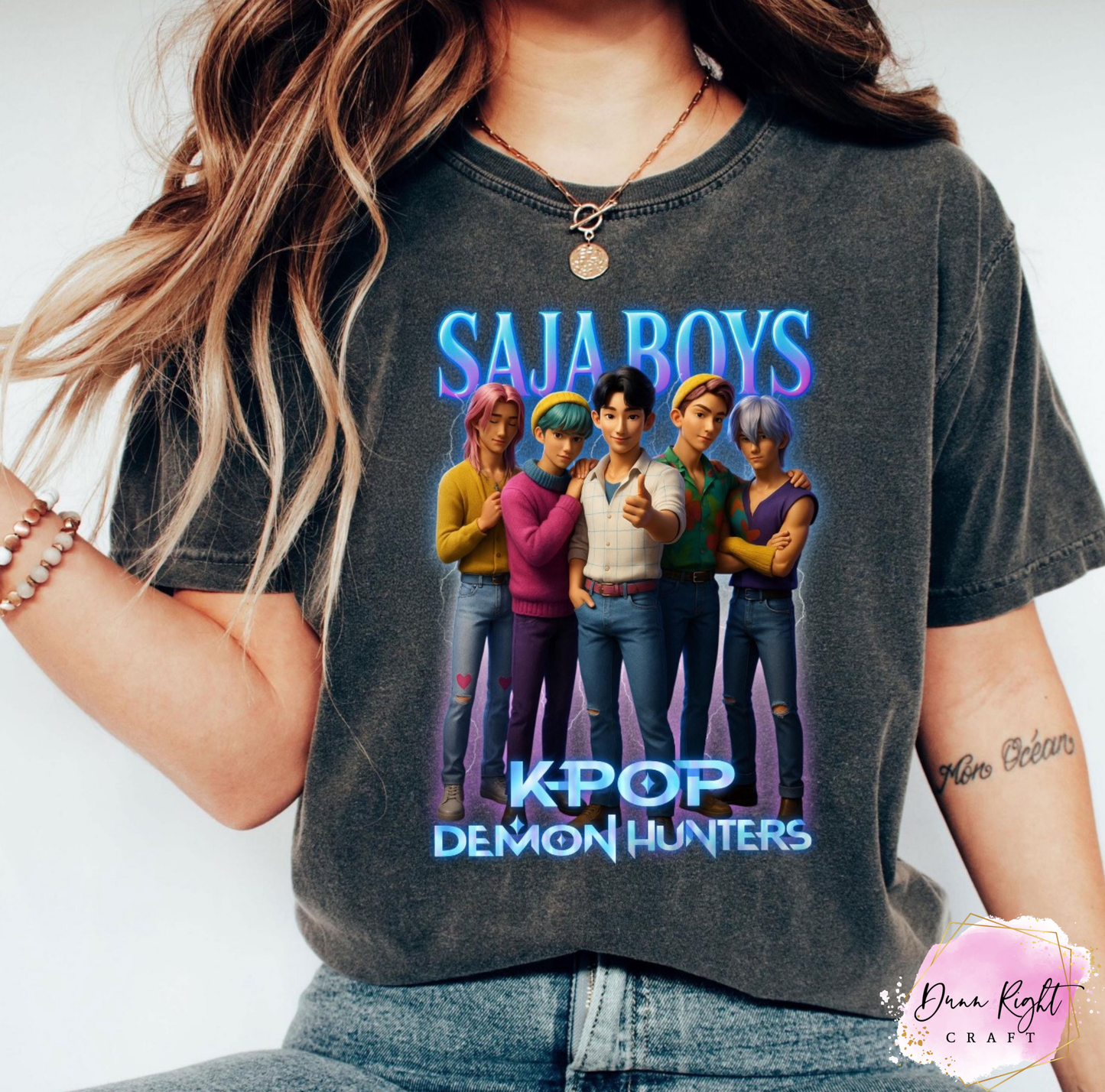 Saja Boys K-Pop Demon Hunters T Shirt