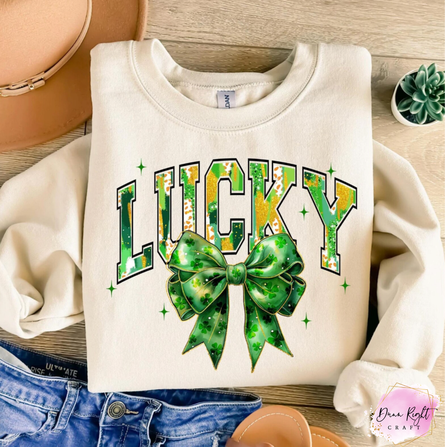 Lucky Shamrock Bow St Patrick's Day Shirt
