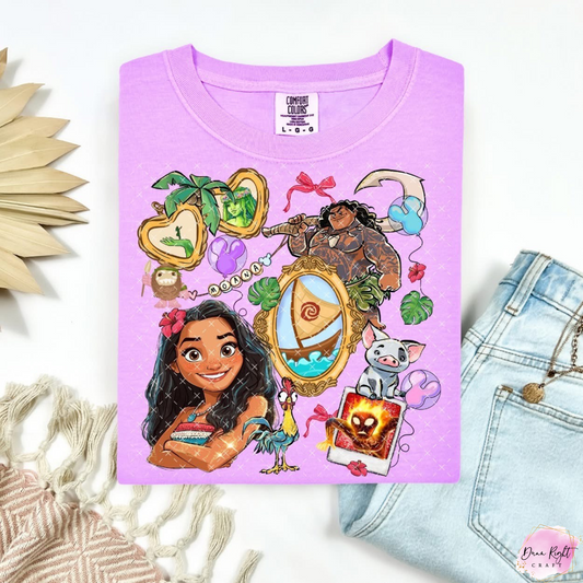 Moana-Inspired Graphic Tee