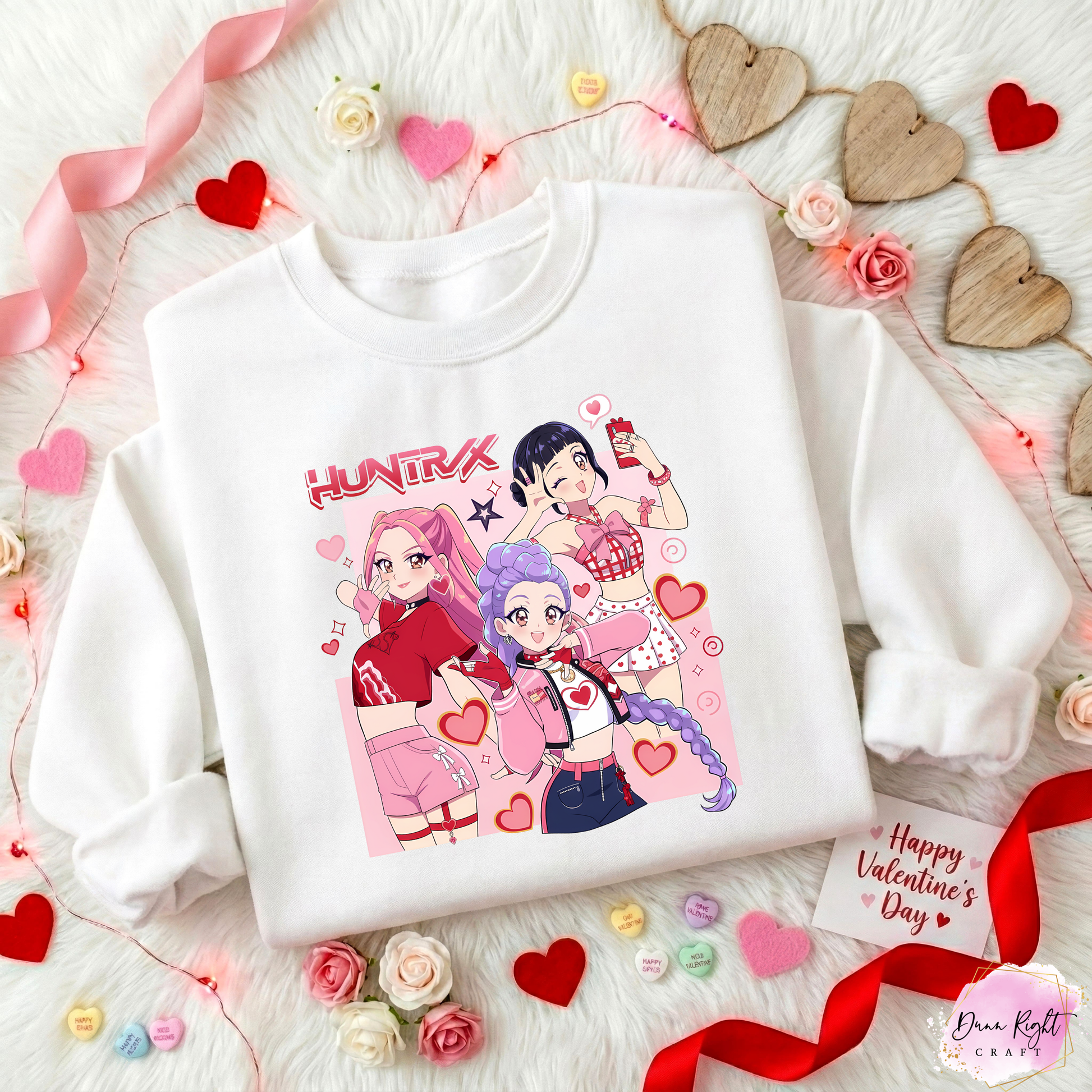 Huntrix K-Pop Demon Hunters Sweatshirt - Dunn Right Craft