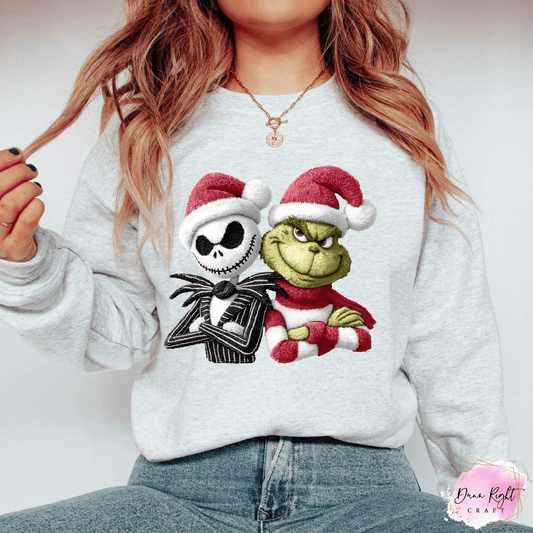 Jack & Grinch Christmas Sweatshirt