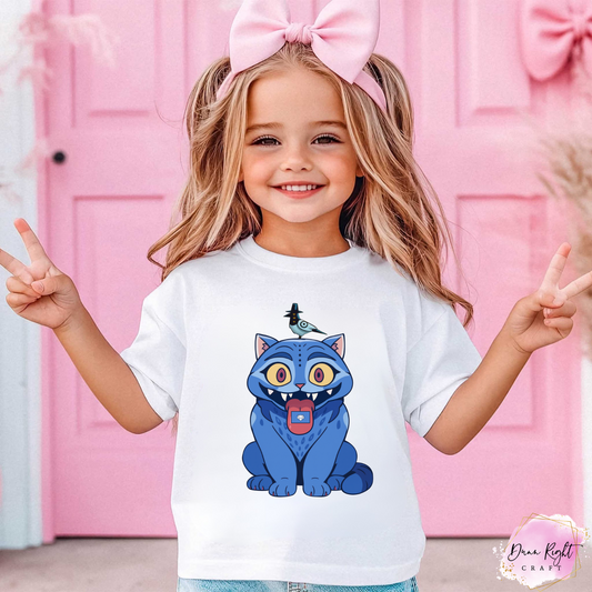 Blue Cat K-pop T-Shirt