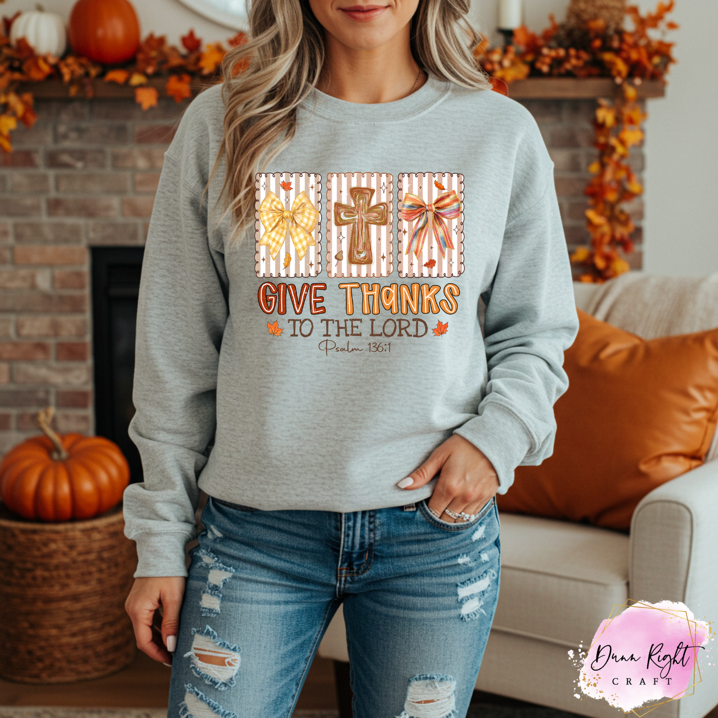 Give Thanks to the Lord Crewneck