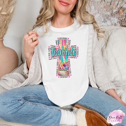 Teacher Faith Affirmations Adult Shirt