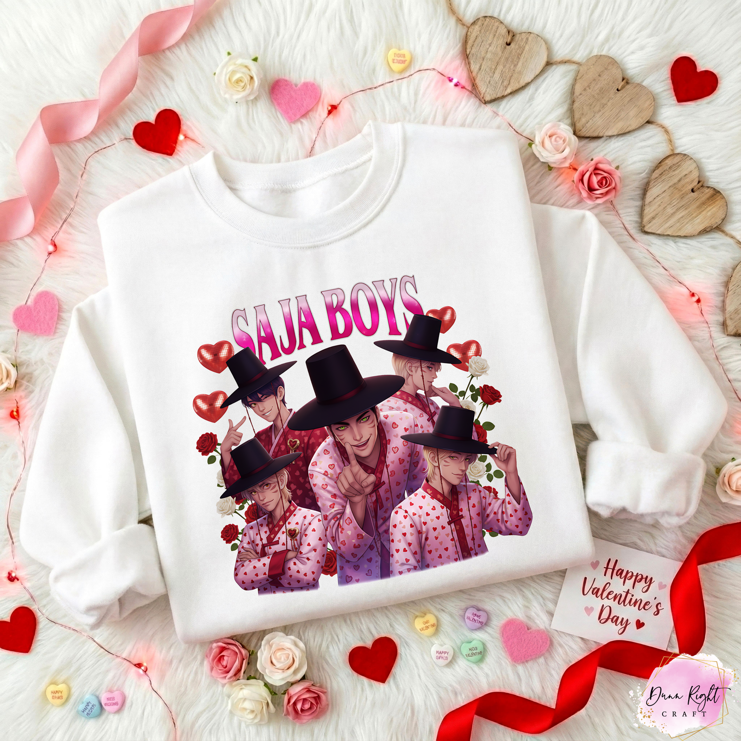 Saja Boys K-Pop Demon Hunters Sweatshirt - Dunn Right Craft