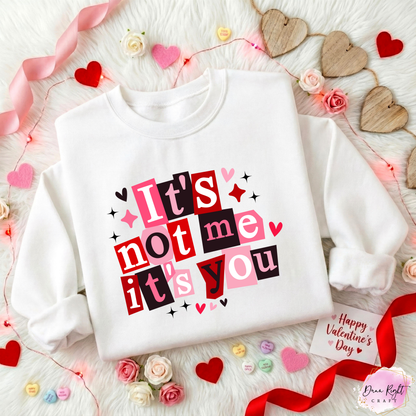 It's Not Me It's You Sweatshirt - Dunn Right Craft