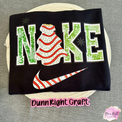 Christmas Tree NIKE Inspired Sweatshirt