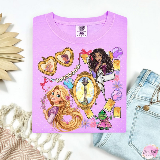 Rapunzel Inspired Graphic Tee