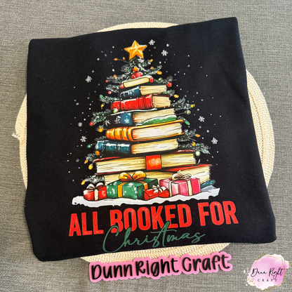 All Booked for Christmas Sweatshirt