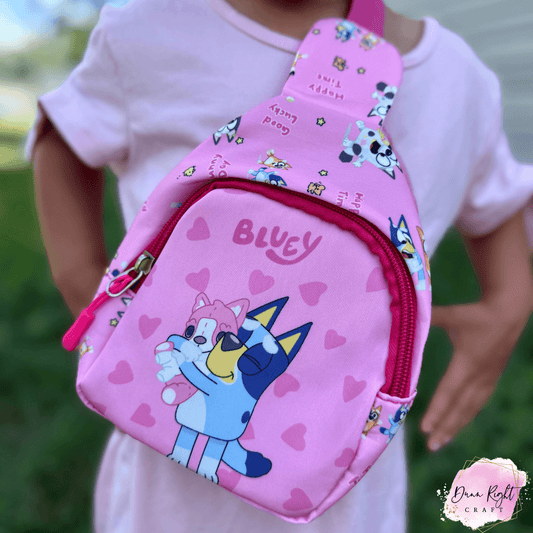 Bluey Pink Crossbody Bag