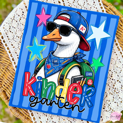 Striped Back To School Goose Boy