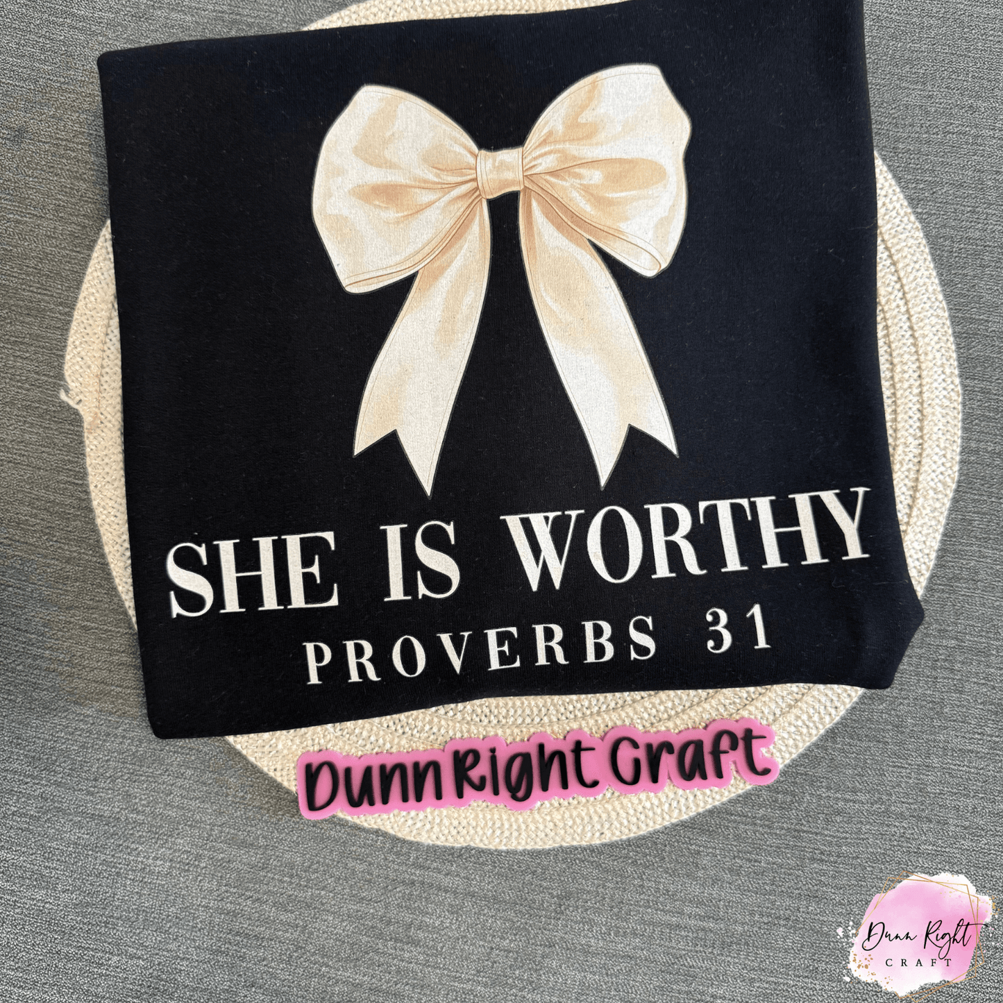 She Is Worthy Proverbs 31 Sweatshirt