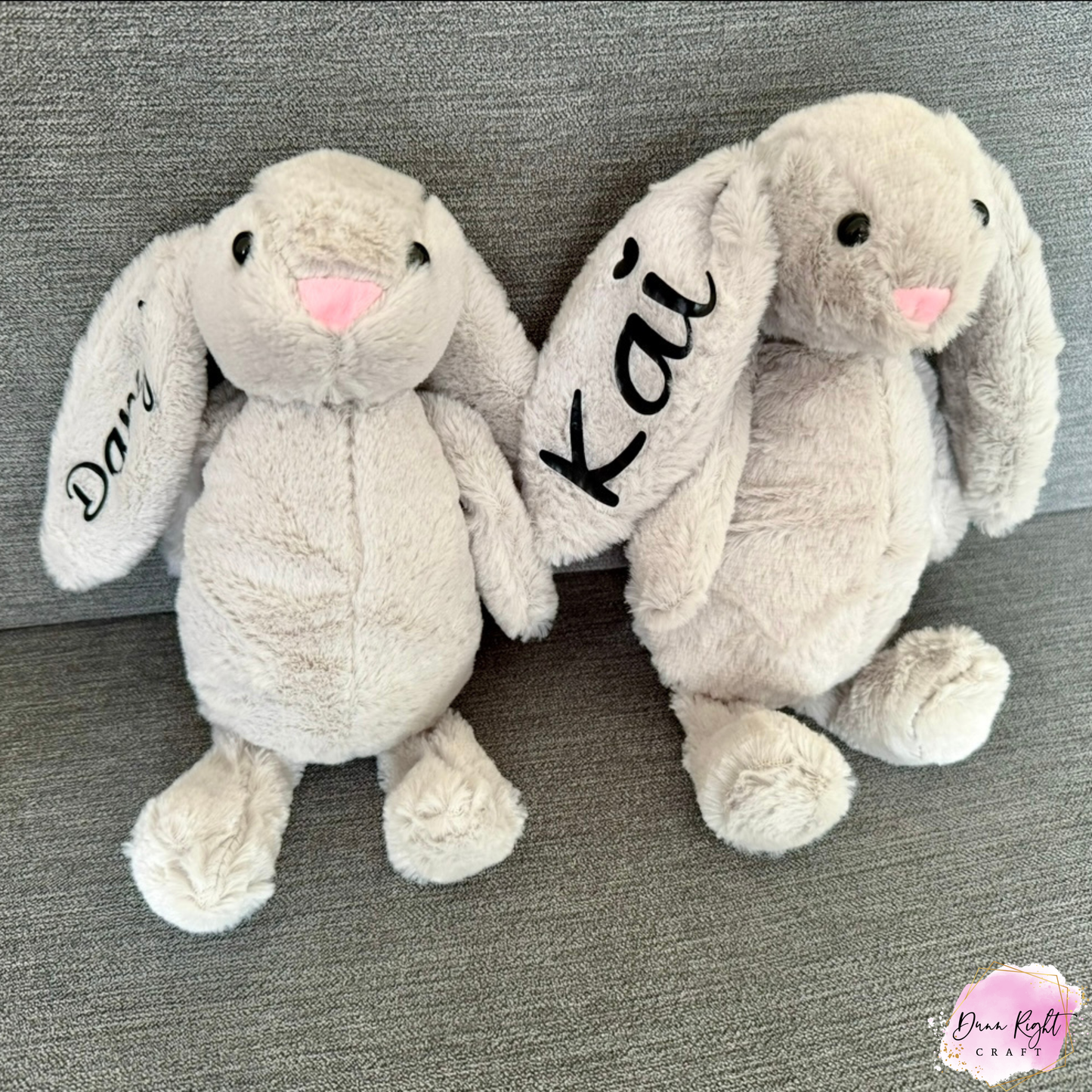 Personalized Kids Easter bunny - Dunn Right Craft