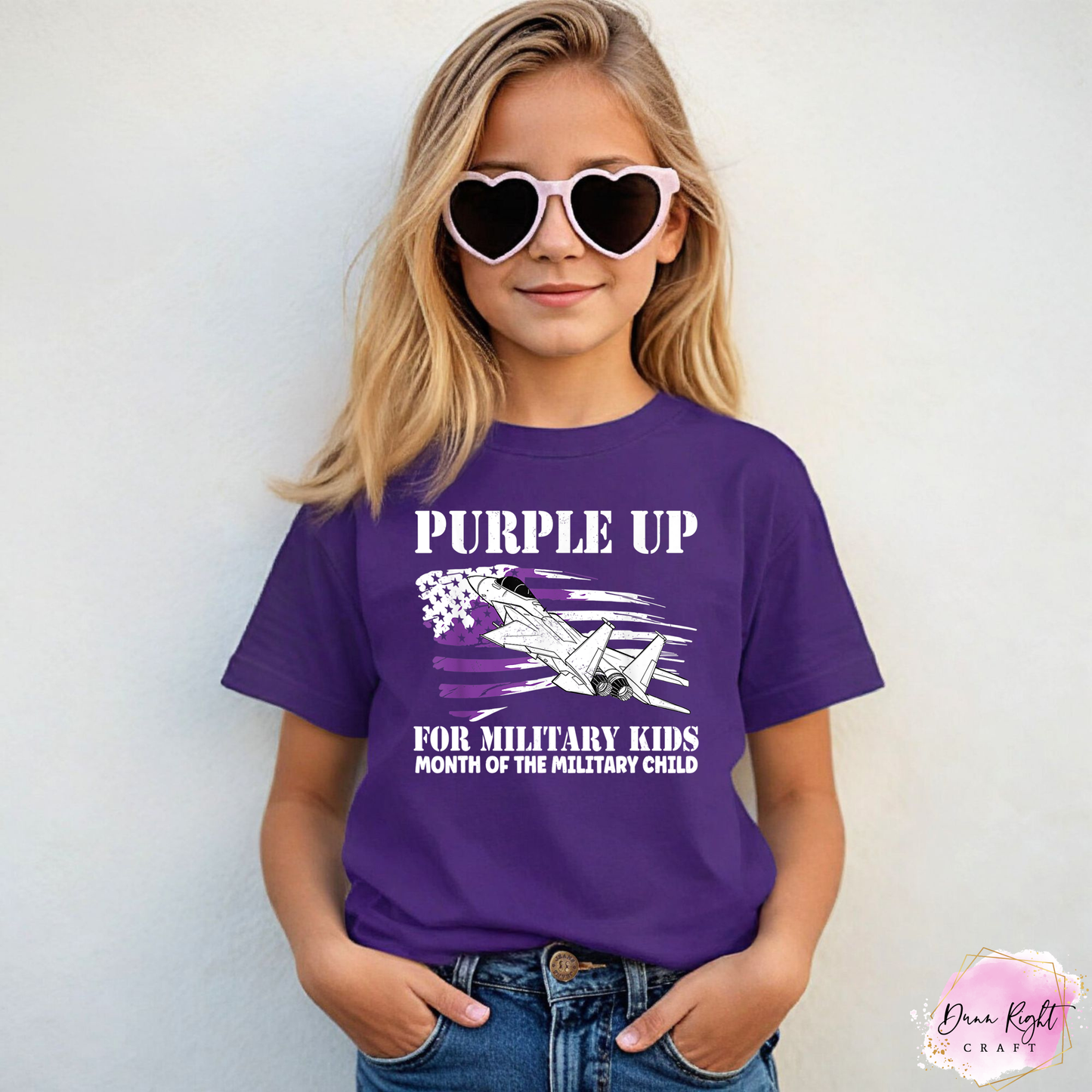 Jets Purple Up For Military Kids - Dunn Right Craft