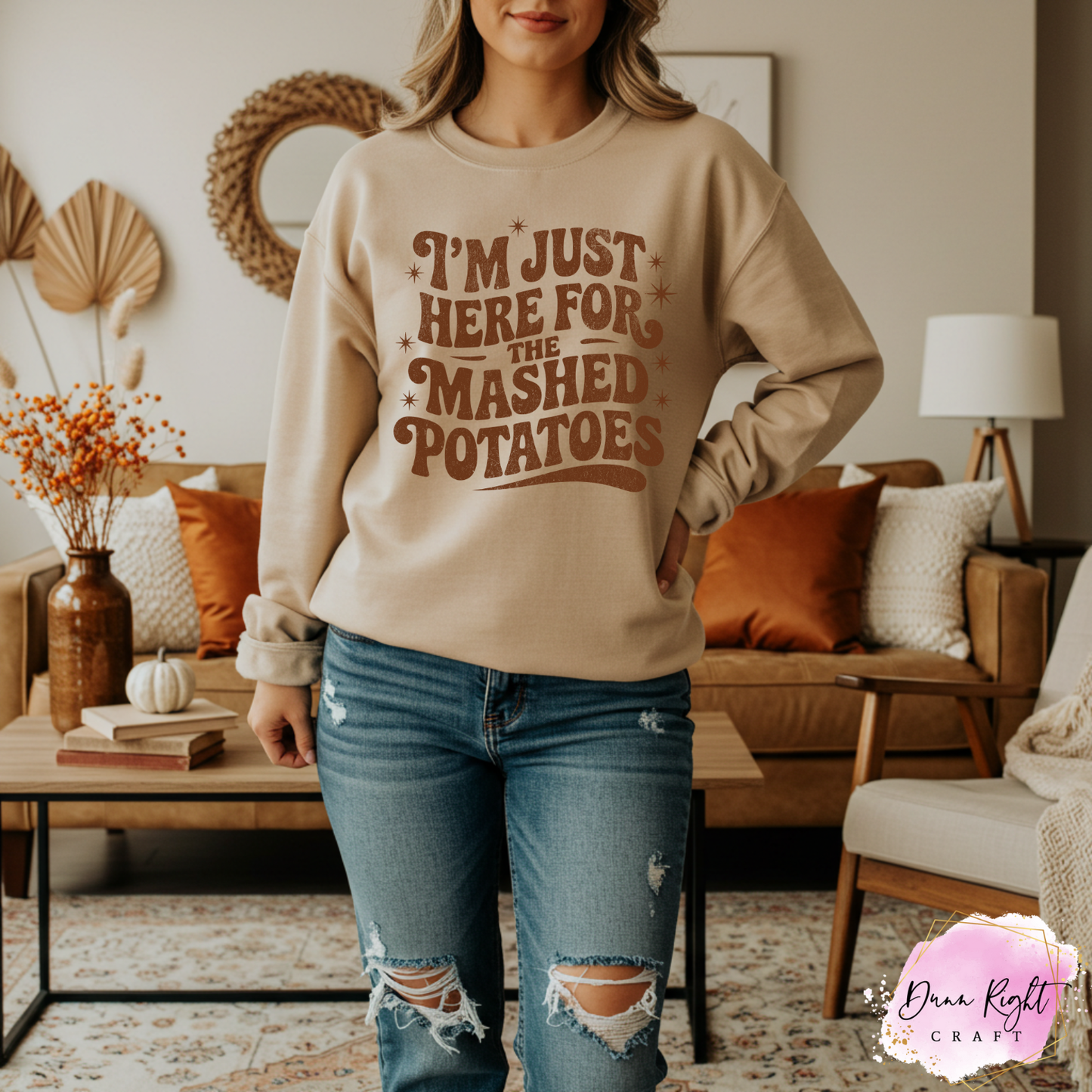 I’m Just Here for the Mashed Potatoes Crewneck