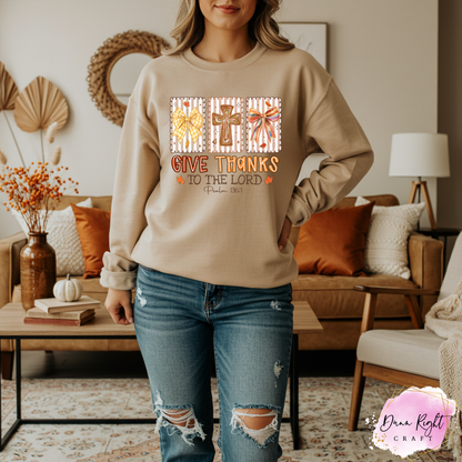 Give Thanks to the Lord Crewneck