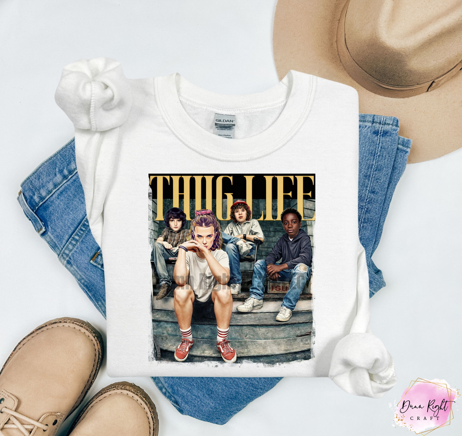 Thug Life Stranger Things Inspired - Dunn Right Craft